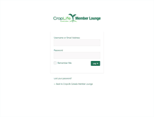 Tablet Screenshot of members.croplife.ca