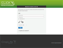Tablet Screenshot of click.croplife.org