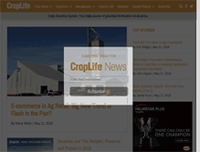 Tablet Screenshot of croplife.com